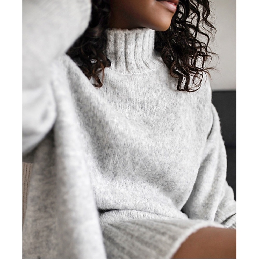 Express X You Mock Neck Sweater Dress